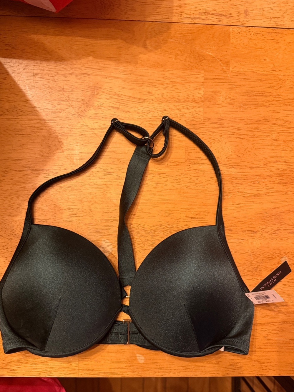 Victoria's Secret forest green Halter-Style Push-Up Bikini Top